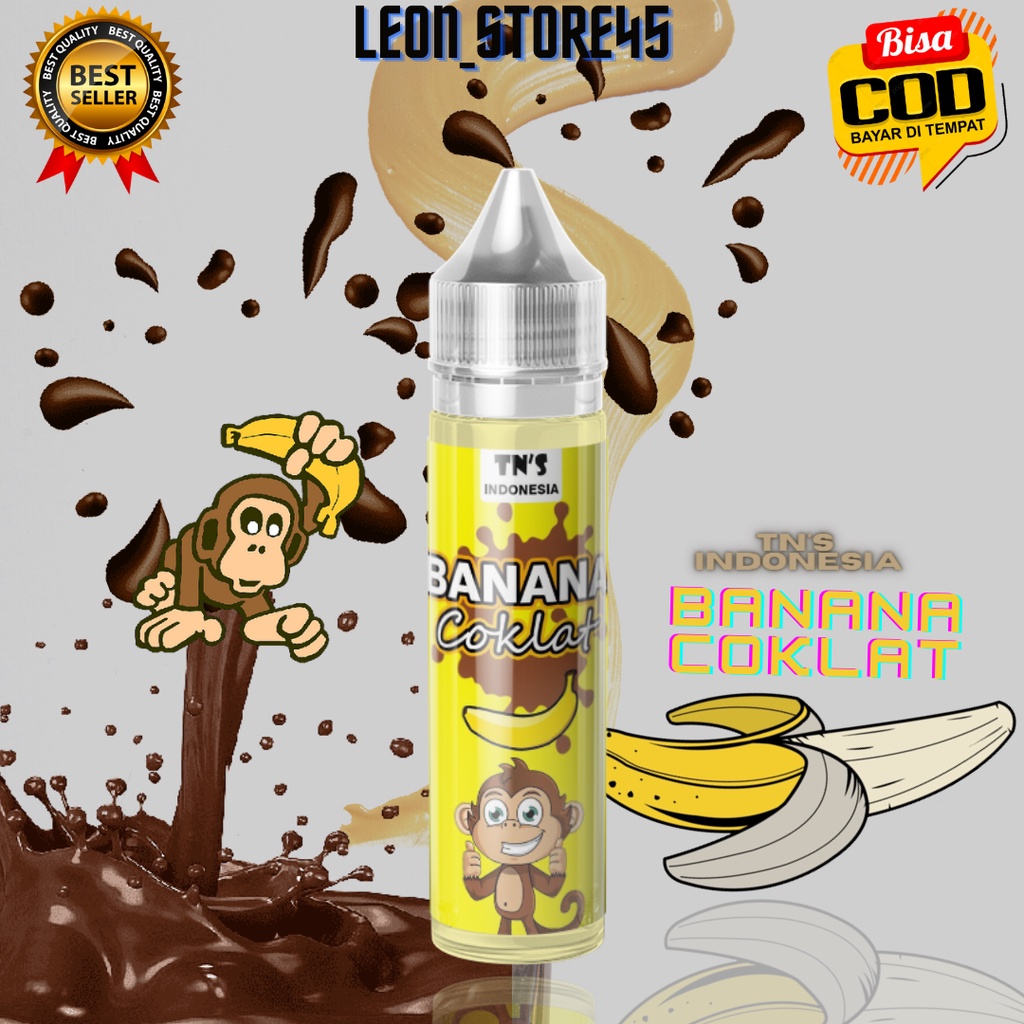 Botol Liquids 60ml banana coklat 30ml , ice dan all varian likuids paling enak | pods | liqud | liwit | vapee.