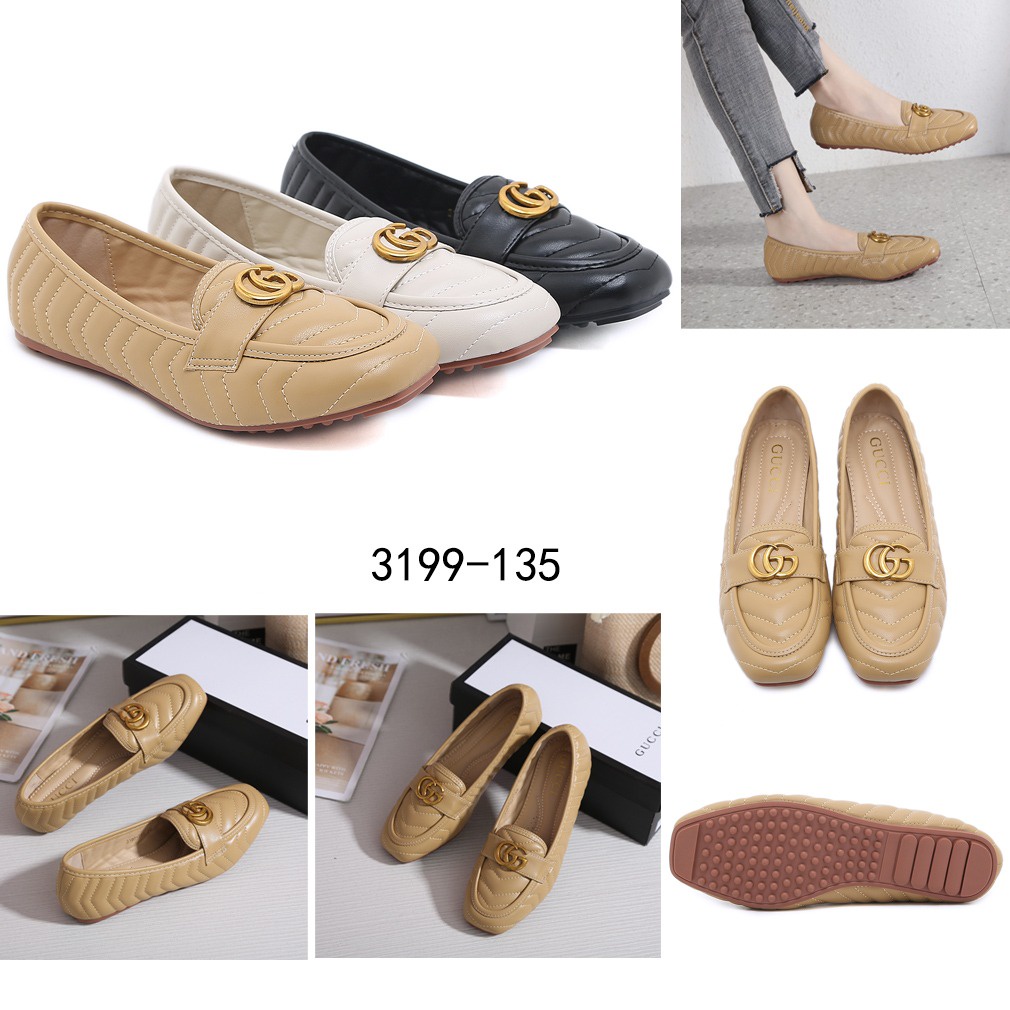 GC  GG Logo Calsfkin Flats Shoes 3199-135