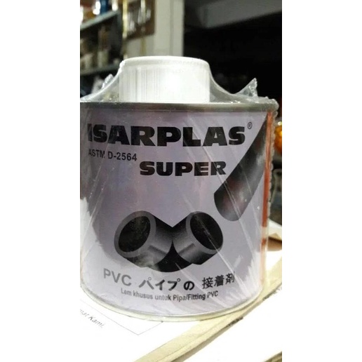 

MURAH LEM PIPA PVC LEM ISARPLAS KALENG 400GRAM