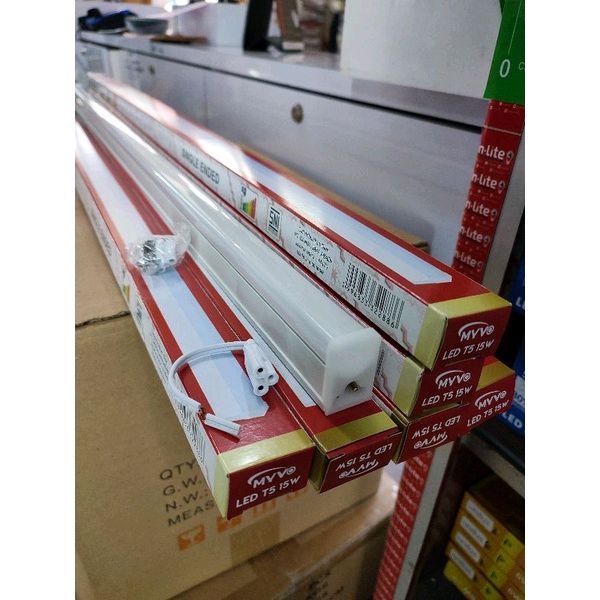 Lampu TL T5 LED 15w Putih 6500K panjang 90cm + KHUSUS LUAR KOTA