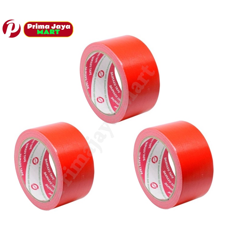 

Lakban Kain Daimaru Warna Merah 48 mm x 12 meter