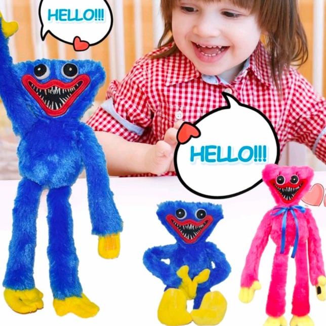 Boneka Stuffed Plush Huggy Wuggy Game Poppy Untuk Hadiah Halloween