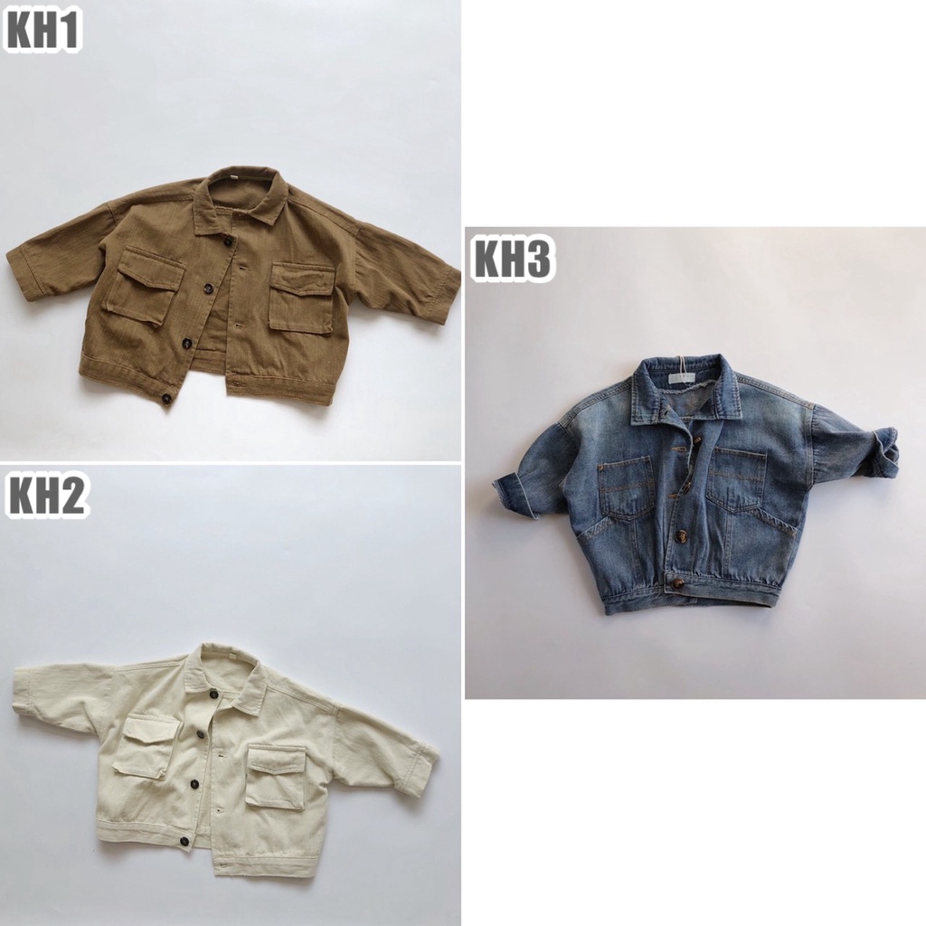 1-5 thn | Jaket Denim Jeans Anak Coat Cargo Jalan Formal Bayi Catalog KQHZ KH