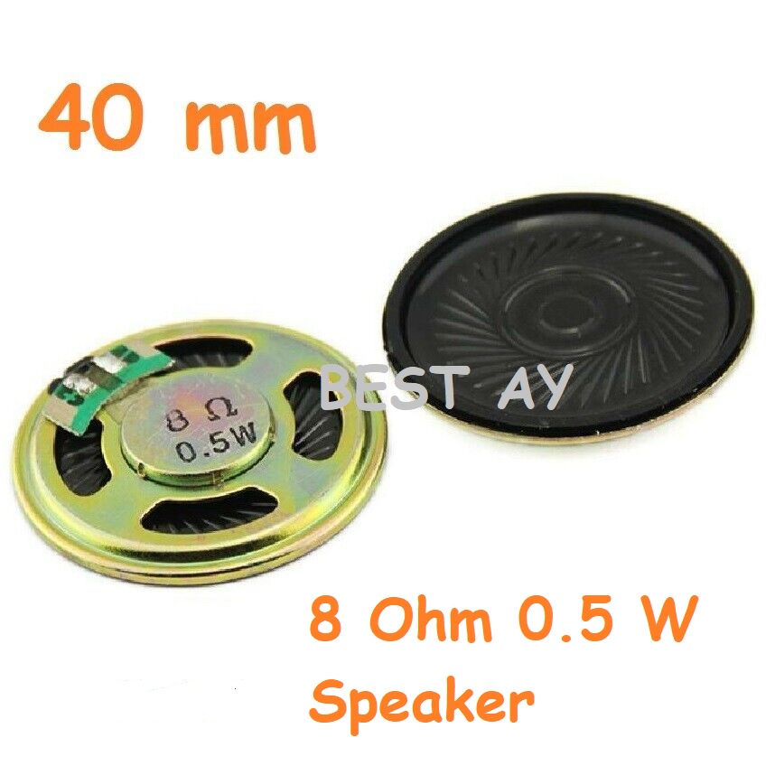 Audio Speaker Stereo Woofer Loudspeaker Trumpet Horn 40mm 4cm 8Ohm 8Ω 0.5W 0.5 Watt