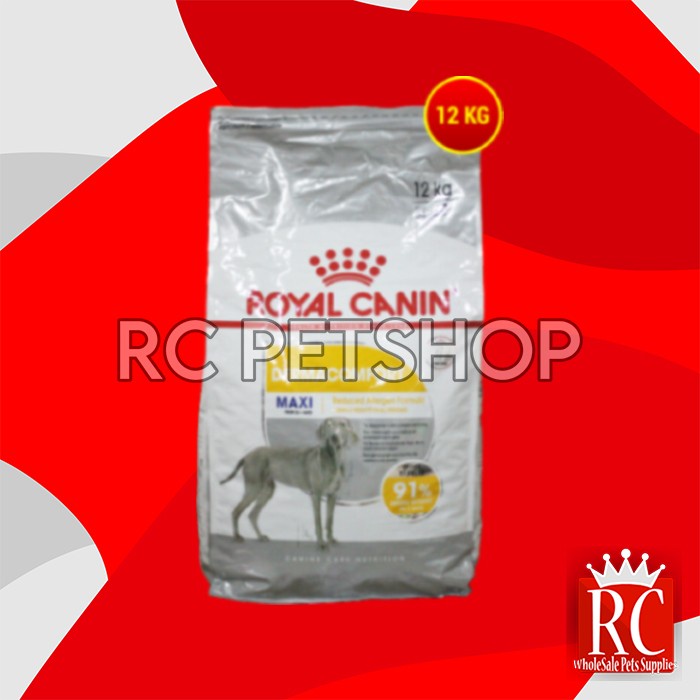 Makanan Anjing Royal Canin Maxi Dermacomfort Sensitive Skin 12kg