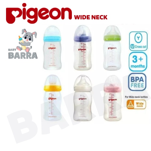 BOTOL SUSU PIGEON WIDE NECK 160ML DAN 240ML