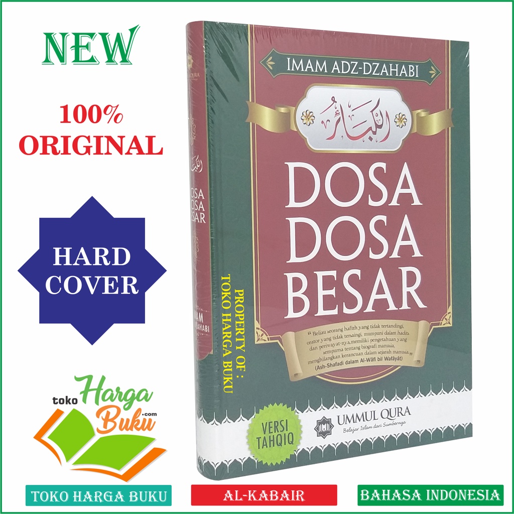 Dosa-Dosa Besar VERSI TAHQIQ AL-KABAIR Karya Imam Adz-Dzahabi Al Kabair Penerbit Ummul Qura
