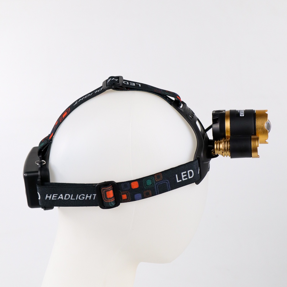 Senter Headlamp Cree XM-L 10000 Lumens 4 Mode