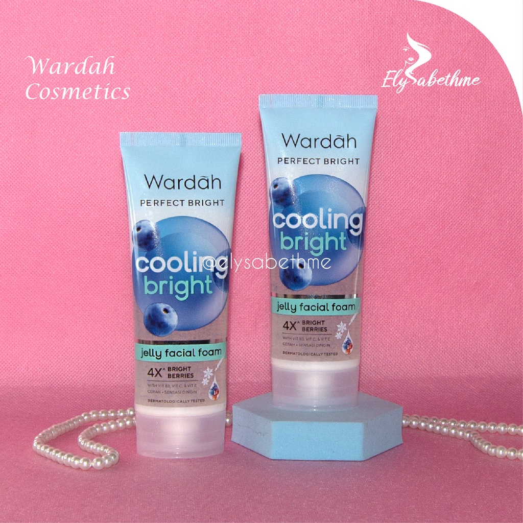 ✿ELYSABETHME✿ 🅆 🄰 🅁 🄳 🄰 🄷 wardah beauty PERFECT BRIGHT face wash sabun cuci muka facial washing  skincare halal