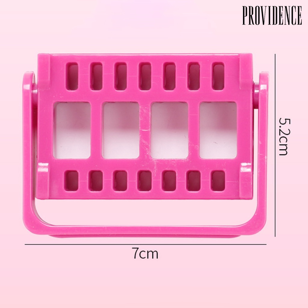 Providence Stand Holder Mata Bor / Kikir Kuku 16 Slot Tinggi Adjustable Anti Debu Untuk Salon