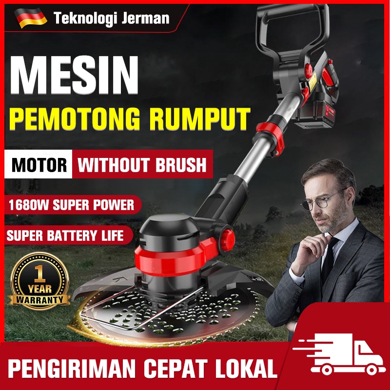 8 Inch Mesin Pemotong Rumput Mesin Potong Rumput Baterai Mesin Potong Rumput Listrik Mesin Pemotong 