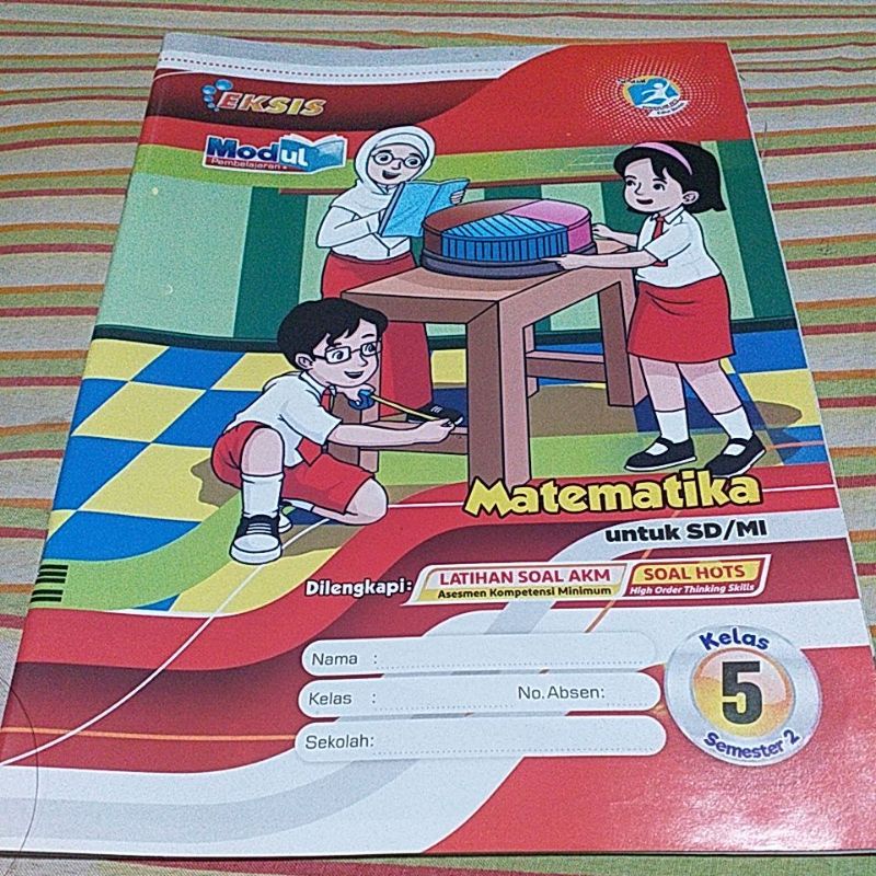 lks matematika untuk SD/MI kelas 5 semester 2|eksis