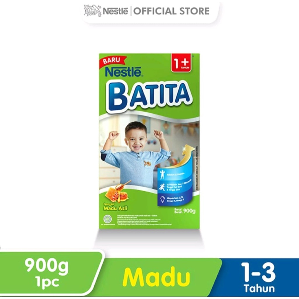 NESTLE BATITA 1+ VANILA MADU 900GR