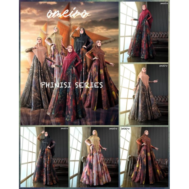 PHINISI SERIES Gamis Syari Original By Omeiro | TZYN. Shop |