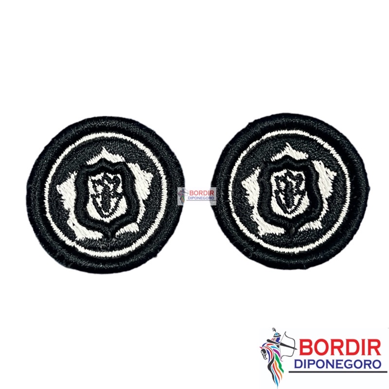 BORDIR MONOGRAM SATPAM TIMBUL ISTIMEWA | BORDIR SATPAM SECURITY TIMBUL 3D TERBARU | ATRIBUT SATPAM 3