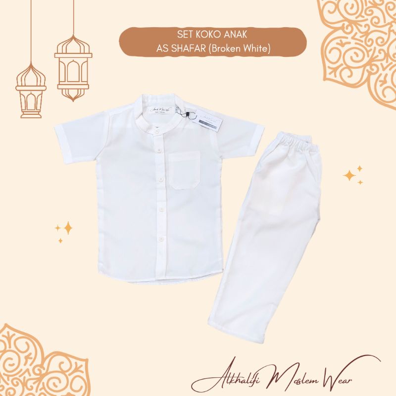 vol 2 - SET KOKO ANAK AS SHAFAR Premium Quality By Alkhalifi Moslem Wear