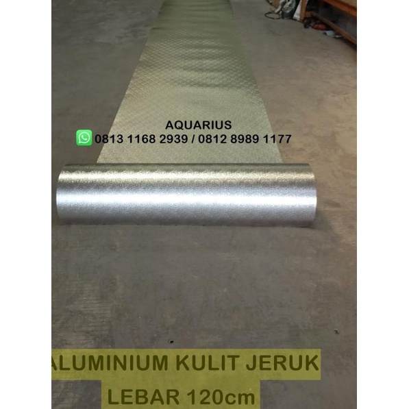 SENG TALANG / PLAT TALANG ALUMINIUM KULIT JERUK TEBAL 0.35MM