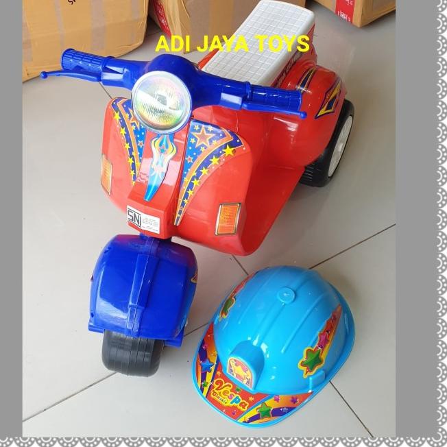 MAINAN VESPA MINI ANAK / MOBIL DORONG ANAK / SEPEDA ANAK / VESPA ANAK
