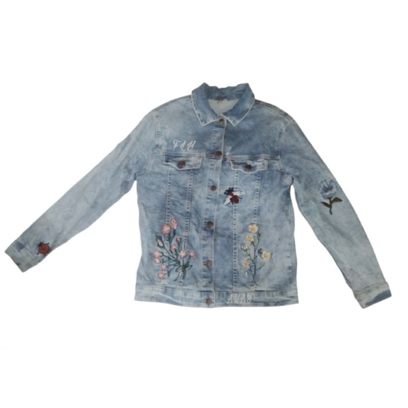 Jaket Jeans Wanita Branded Second