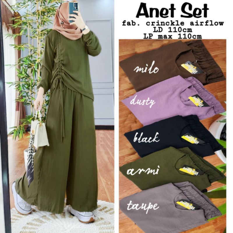 Fashion MUSLIM, baju wanita, baju stelan wanita, setelan, stelan, Baju stelan, fashion wanita, one set. Anet Set