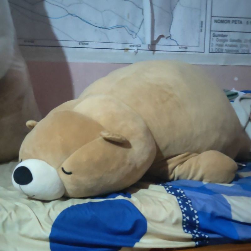 preloved boneka beruang miniso