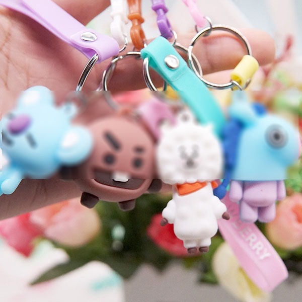 MoonLand Sovenir pernikahan  Gantungan kunci BTS Cute Keychain Bisa COD