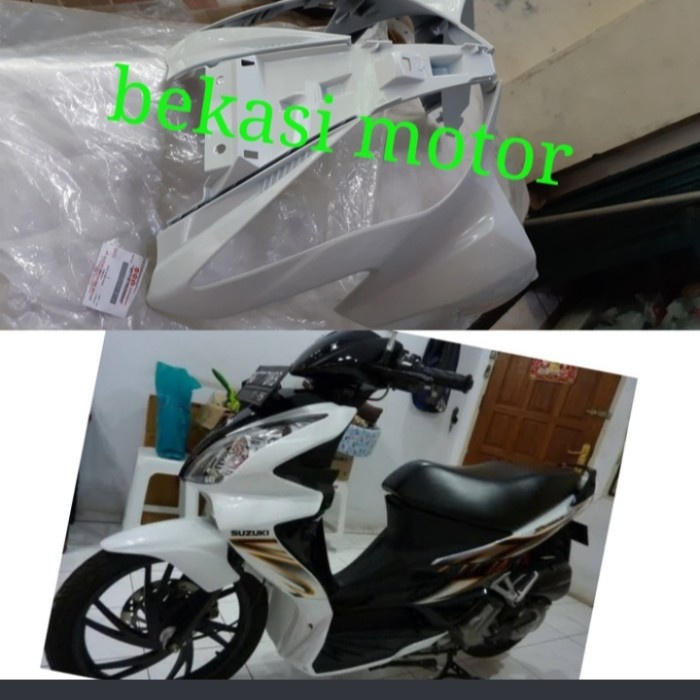 tameng depan skywave putih ori SGP