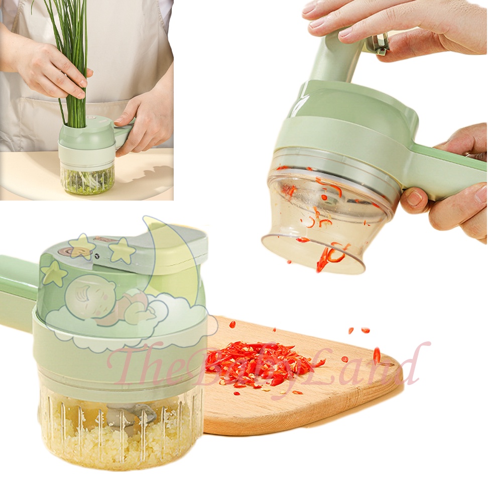 [1KG 2PCS] Babyland Electric Hand Held Cooking Hammer Vegetable Food Chopper Mini / Parutan Mini