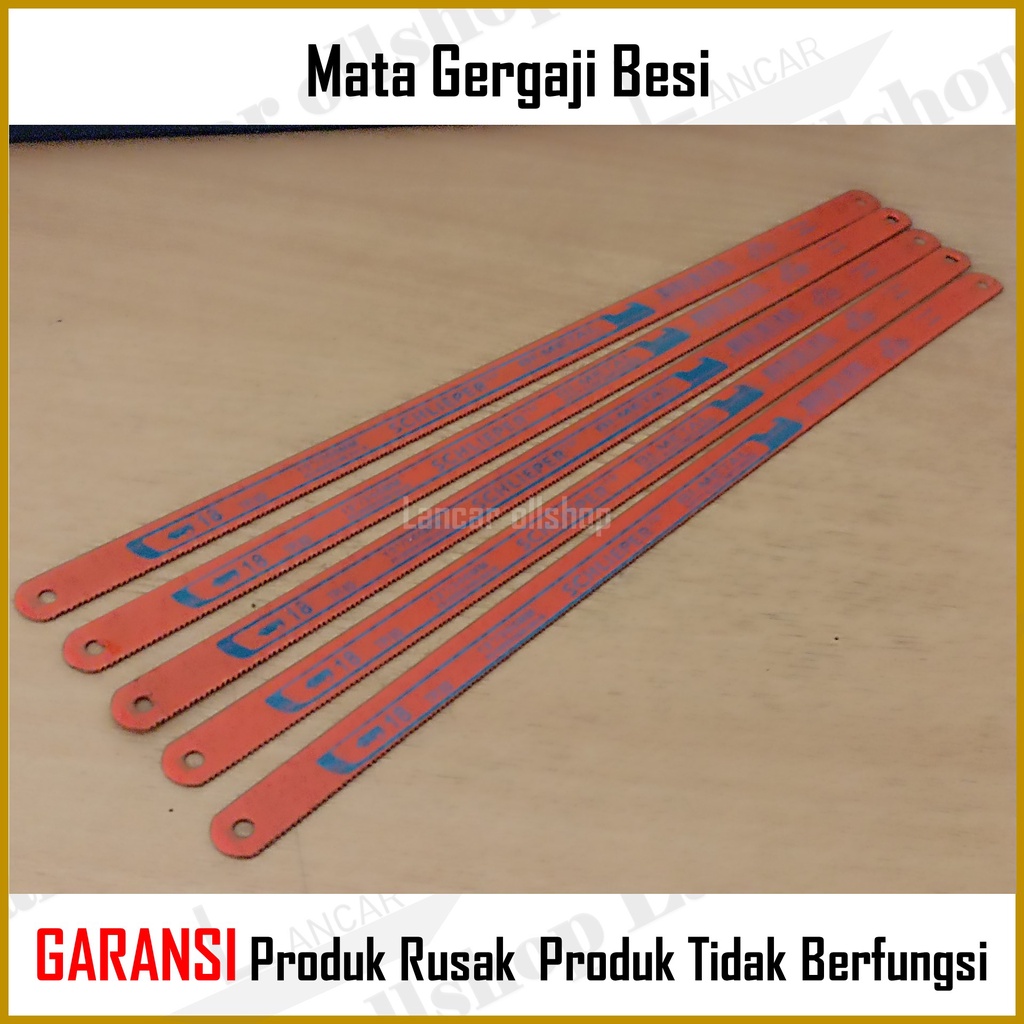 Mata Gergaji Besi Orange MURAH / Mata Gergaji Triplek / Mata Gergaji Graji Besi 12 Inch 18 TPI 8D