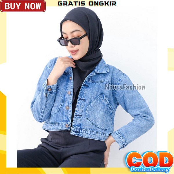 Jaket Jins Wanita Jaket Levis Cewe Kekinian Jacket Denim Jumbo Jaket Jeans Wanita Oversize Jacket Ce