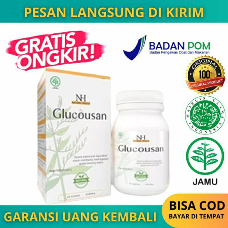 [ COD ] Glucousan - Suplemen glucosan Penyembuhan Diabetes - Obat Kencing Manis - Menurunkan Kadar G
