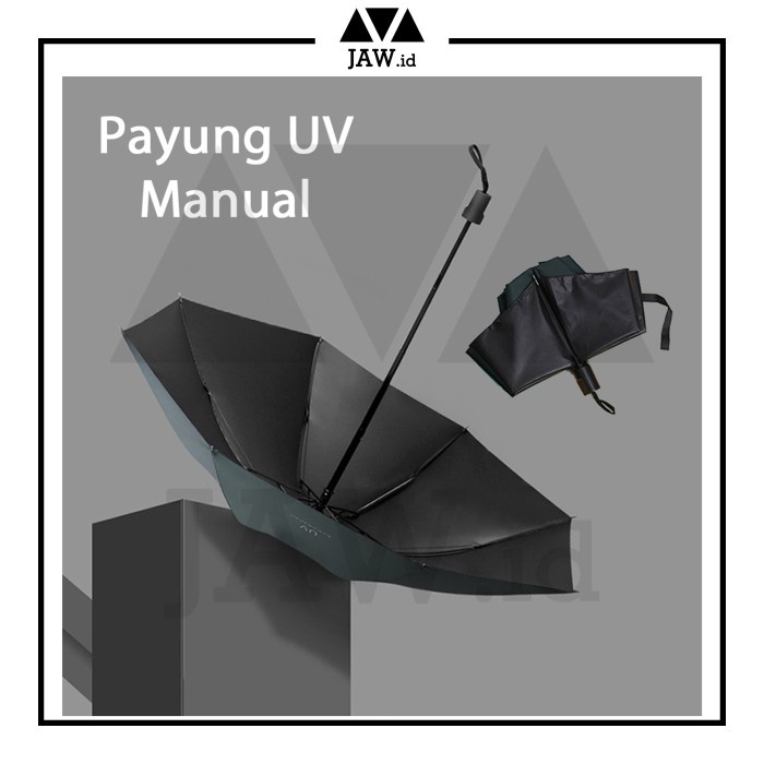 JAW.id Payung Lipat MANUAL Anti UV / Payung MANUAL Buka Tutup Anti