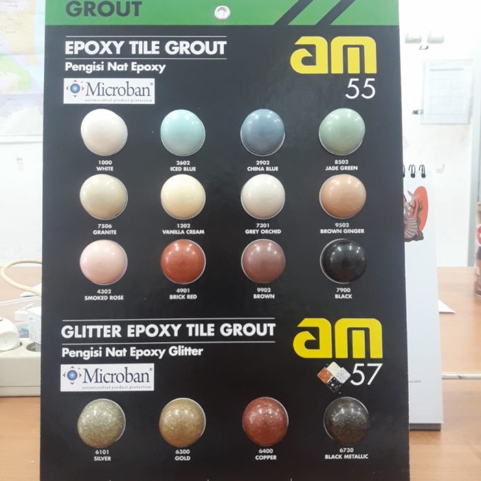 Am 55 Epoxy Tilegrout Pengisi Nat Keramik Premium White 1 Kg Murah