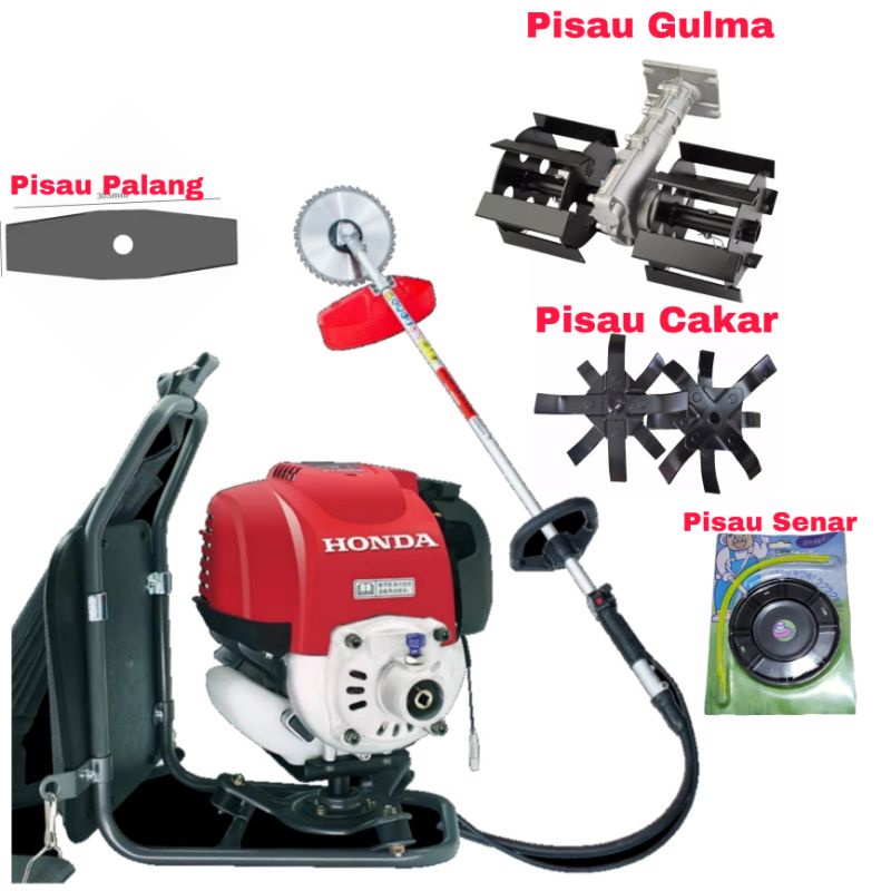 Mesin potong rumput Honda 4 tak Gx-35 Multifungsi