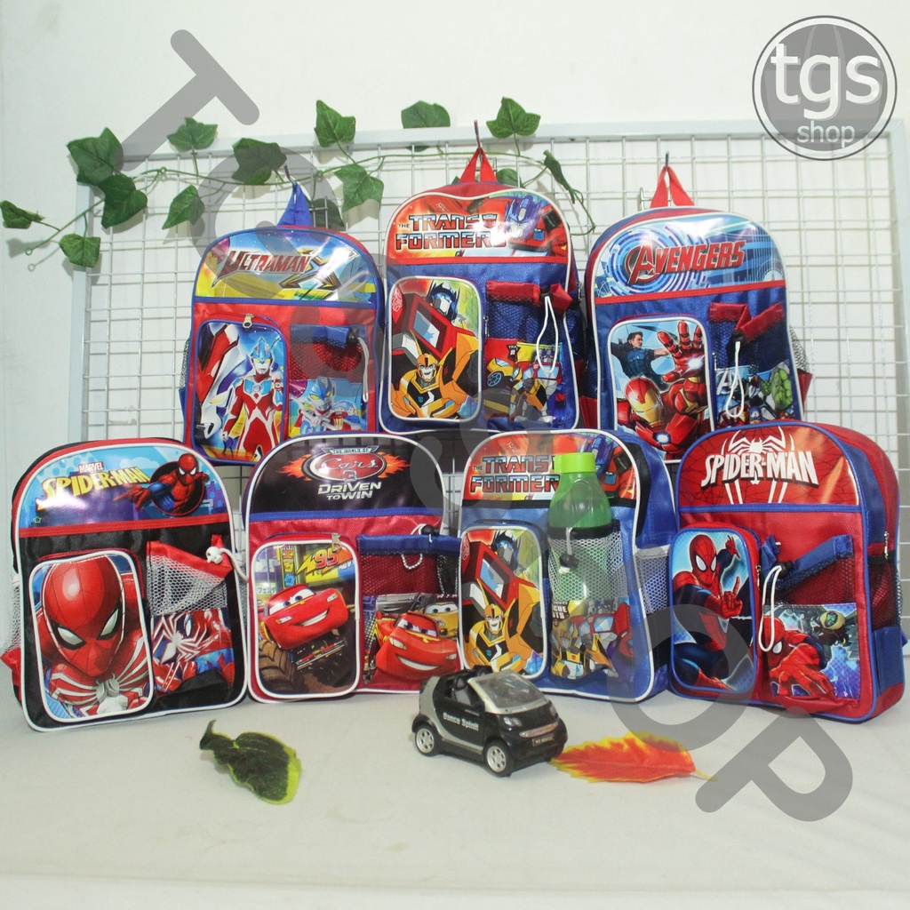 Tas ransel anak karakter murah Tas ransel Tk terbaru Ransel anak Karakter Printing  cowok cewek