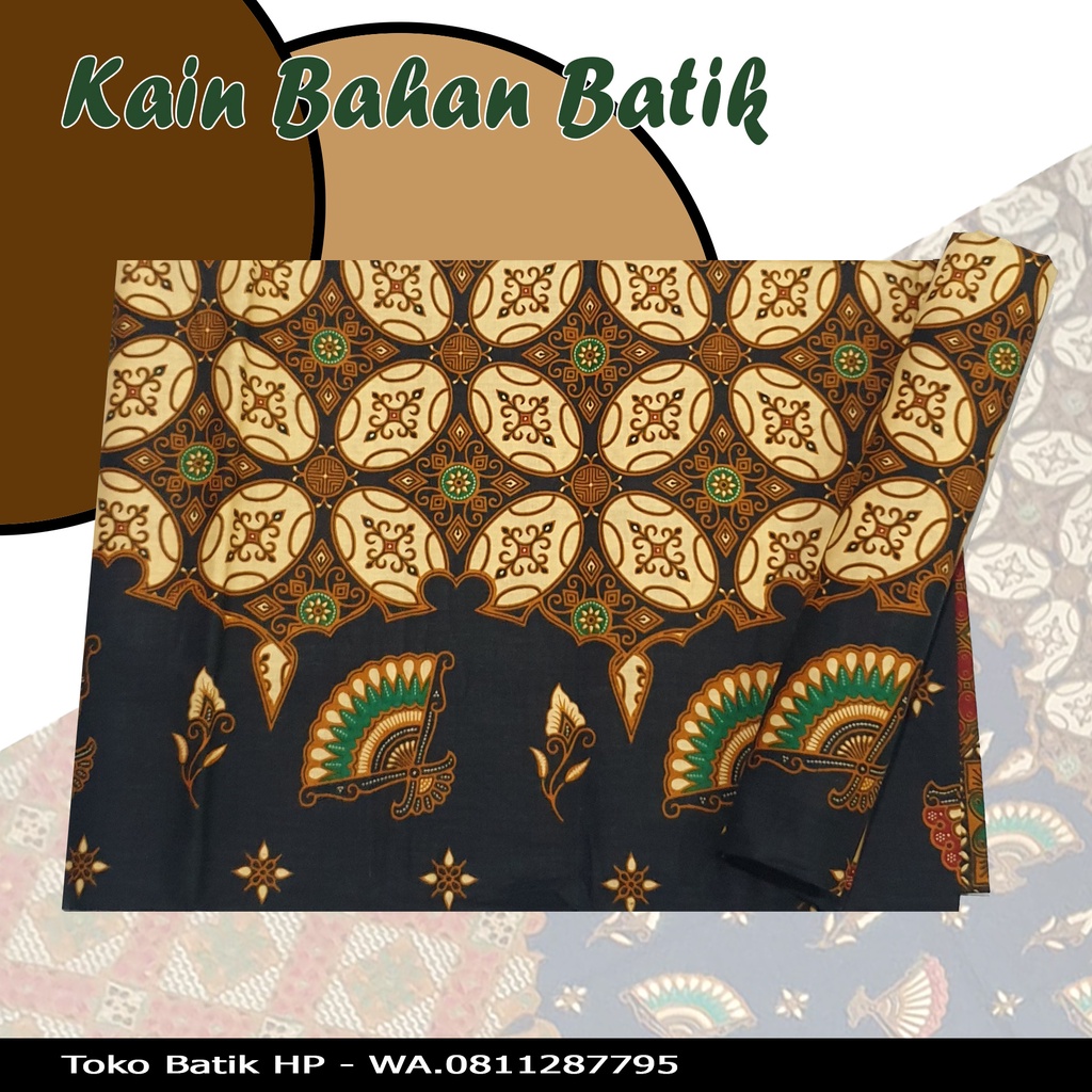 KAIN BAHAN BATIK TIGA MOTIF / JARIK BAHAN / KAIN BATIK FASHION