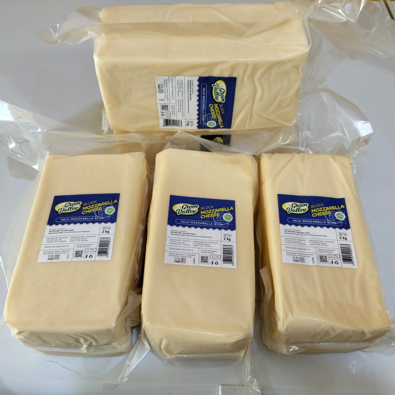 

Green Valley Mozzarella Premium 2 Kg Lebih Mulur Termurah Free Bubble Wrap dan Dus Tebal