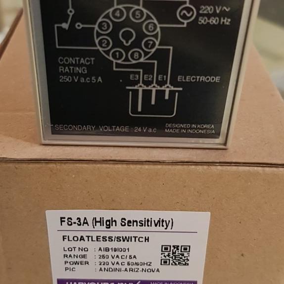 FLOATLESS LEVEL SWITCH HANYOUNG FS-3A / FS3A