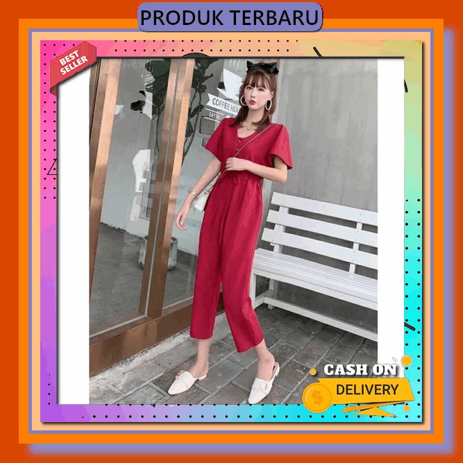 Jumpsuit Set Motif Tie Dye Print Rayon Super Premium Terbaru Busui Limited Casual Bahan Adem Jumpsut