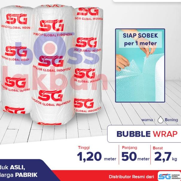 

Bubble Wrap BENING SIAP SOBEK 120 cm x 50 meter