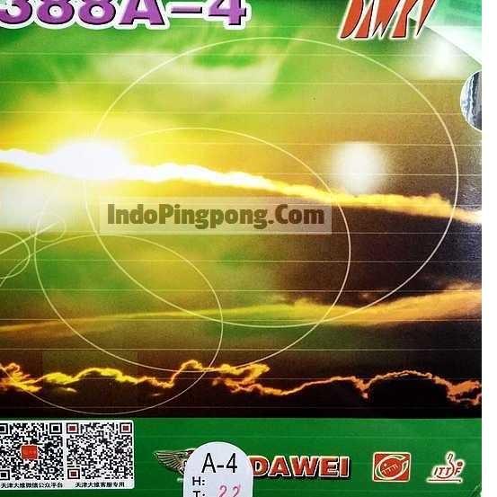 Dawei 388 A-4 ~ Rubber Karet 388A - Hitam