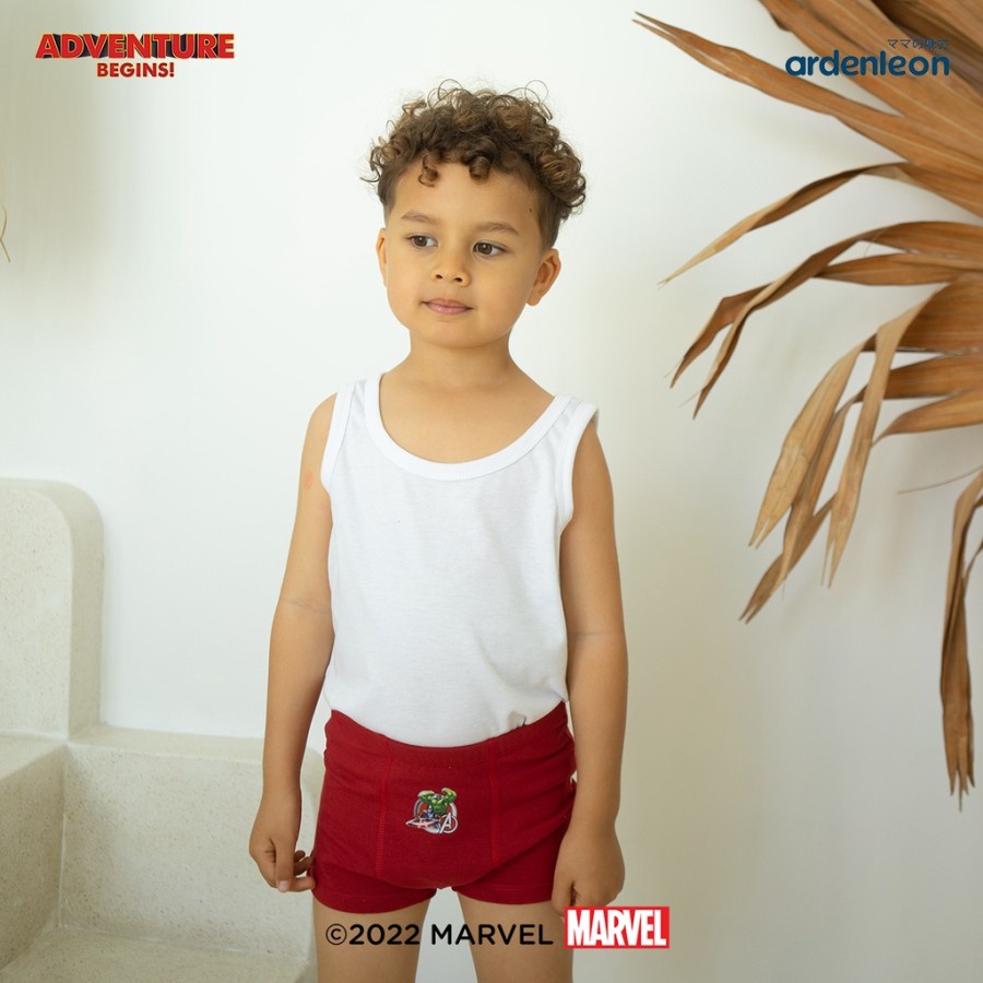 Ardenleon Marvel Avengers Maroon Boys Boxers 1.0