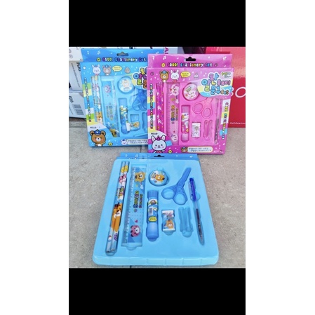 

PAKET ALAT TULIS TEMPAT PENSIL 10 IN 1