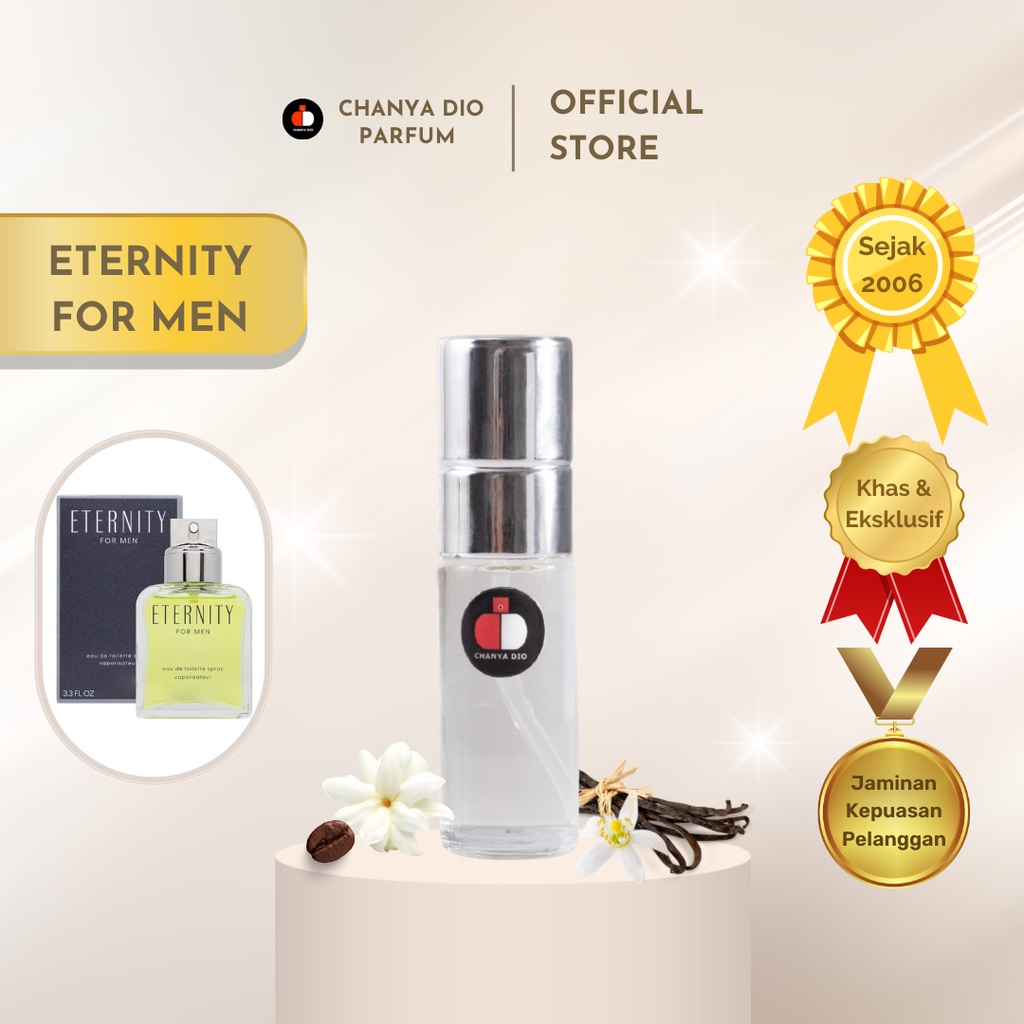 Eternity for Men | Chanya Dio |  Parfum unisex pria wanita cowok cewek laki tahan lama 24 jam