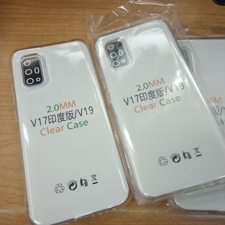 VIVO V19 CASE SILICON SOFTCASE TRANSPARAN