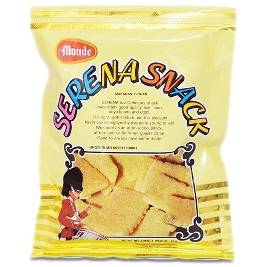 

MONDE SERENA GOLD 30gr SNACK CEMILAN ANAK MAKANAN RINGAN BISKUIT WAFER KUE GROSIR MURAH 30 gr KECIL NISSIN