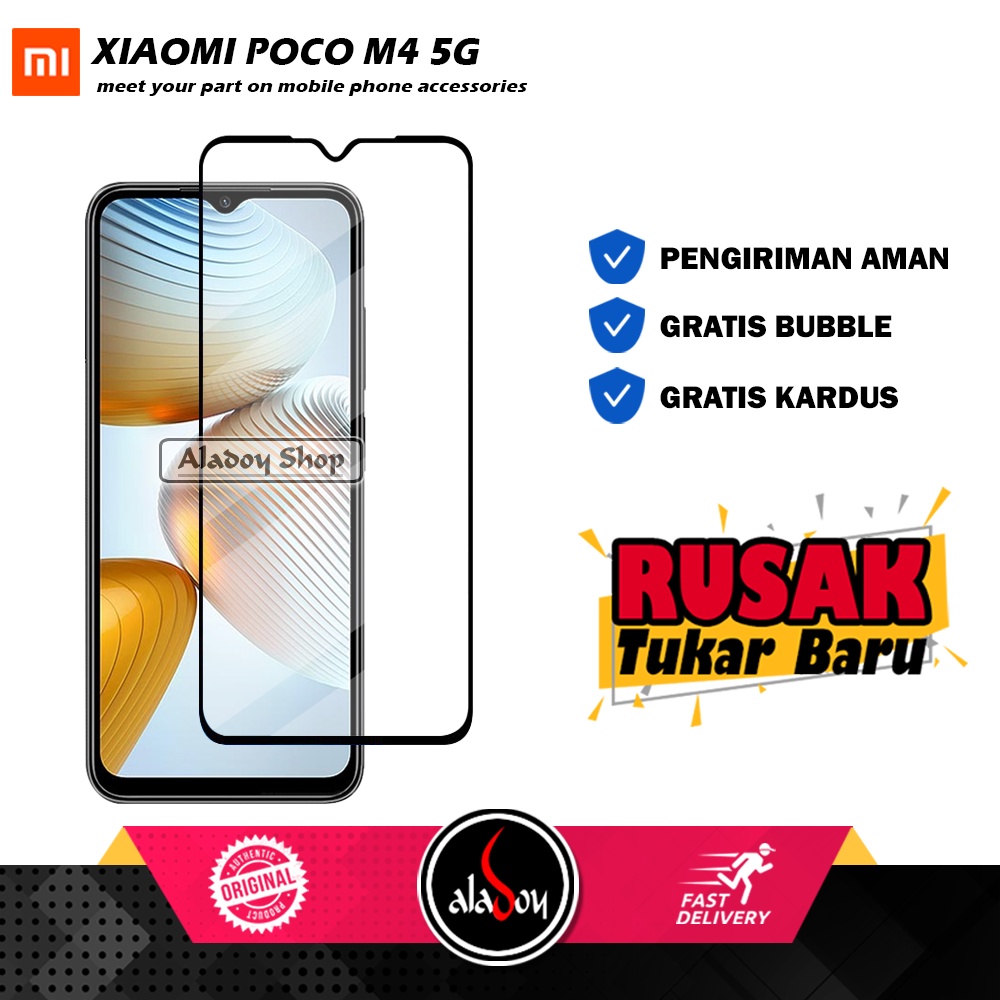 Tempered Glass Xiaomi Poco M4 5G Anti Gores Layar Screen Protector