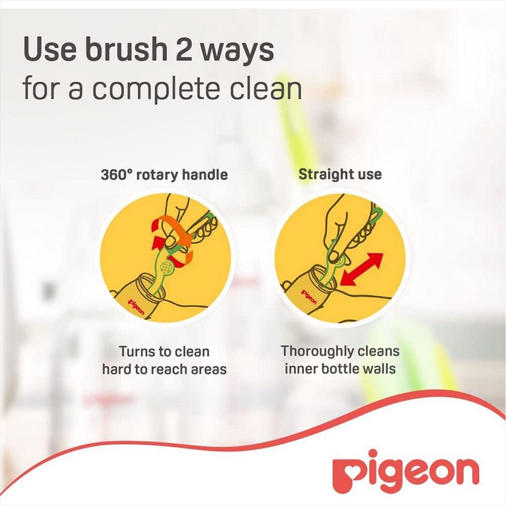 PIGEON Sponge Brush 2-way Spons Sikat Botol Bayi