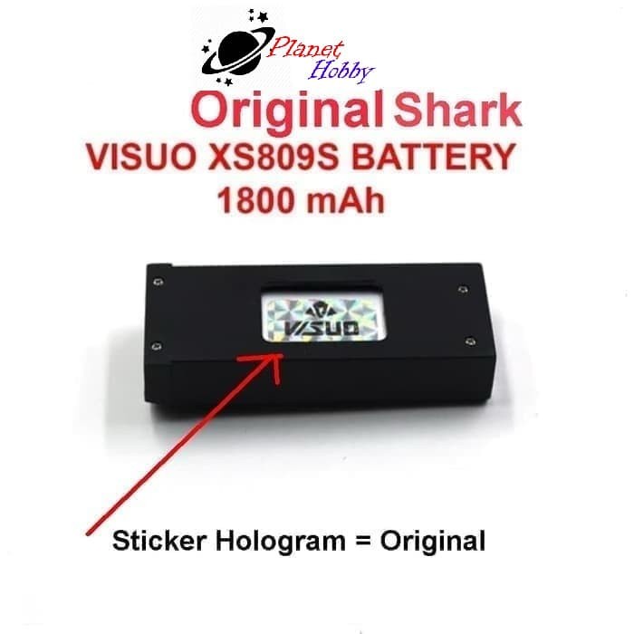 Batteray Battery Baterai Batre Drone Visuo Battle Shark Visuo Shark