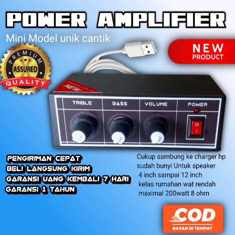 power amplifier mini 5 volt dc  variasi